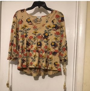 Lucky Brand floral top S